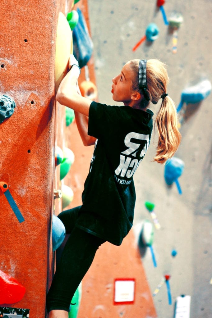 First time rock climbing at Vertical Rock