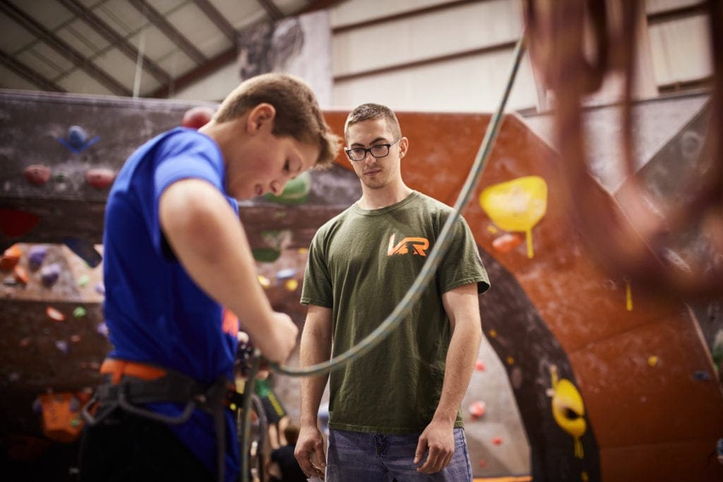Indoor Rock Climbing in Manassas VA at Vertical Rock Climbing