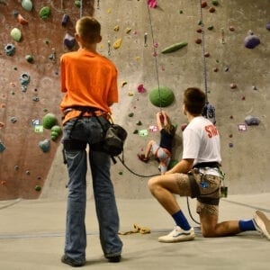 Sport rock climbing